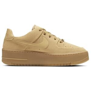 Nike Air Force 1 Sage Low Club Gold Womens-CT3432-700 SZ 9
